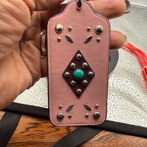 Coach Western Rivets Hangtag Bag Charm